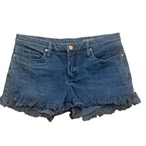 Blank NYC Little Queenie Cut Off Jean Frayed Shorts Distressed Denim Size 28 EUC